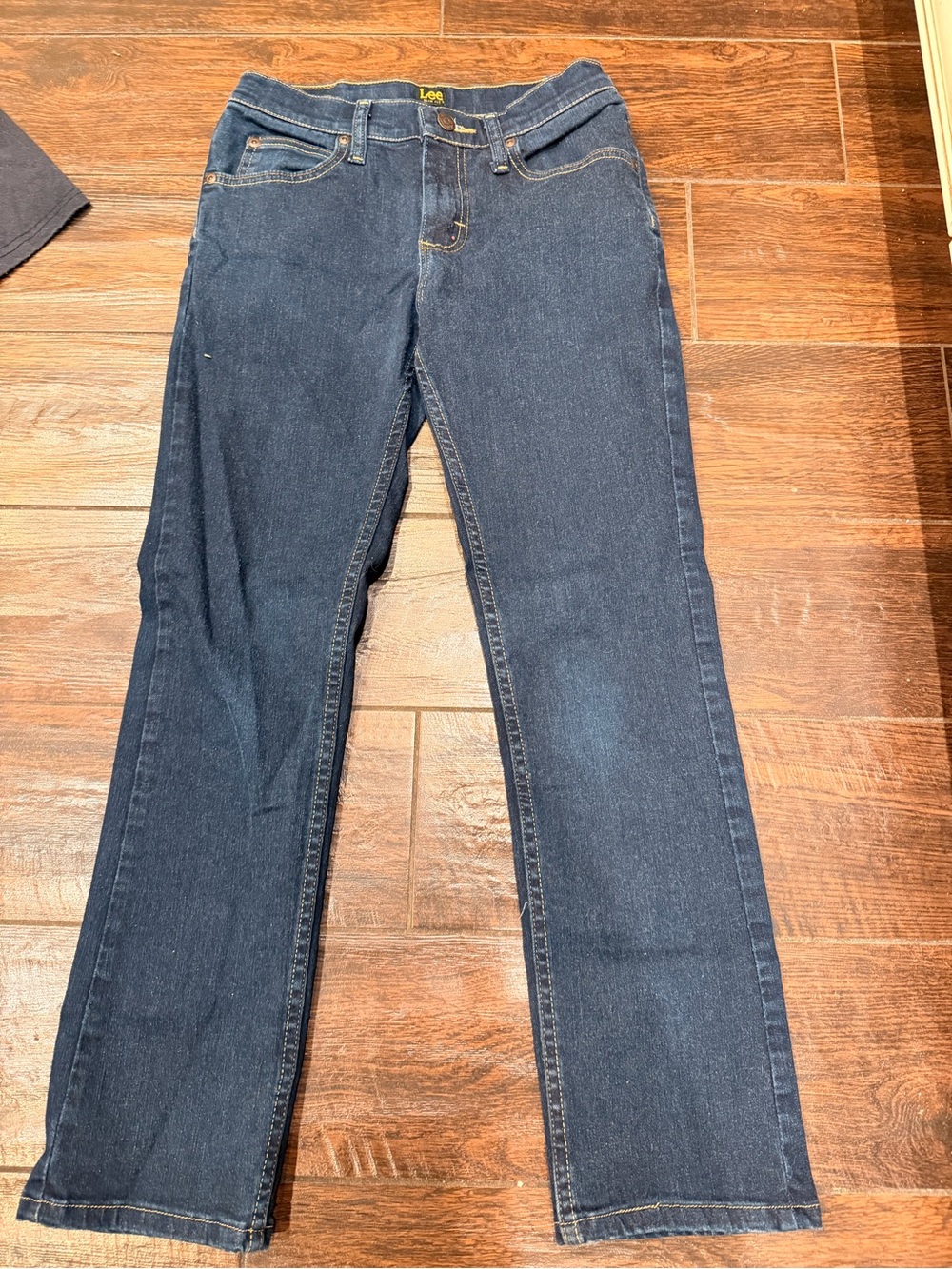 Lee Boys Size 12, Navy Straight Jeans